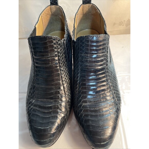 Giorgio Brutini Private Collection Genuine Snake Navy Leather  Western Boot 8 M - Picture 1 of 5